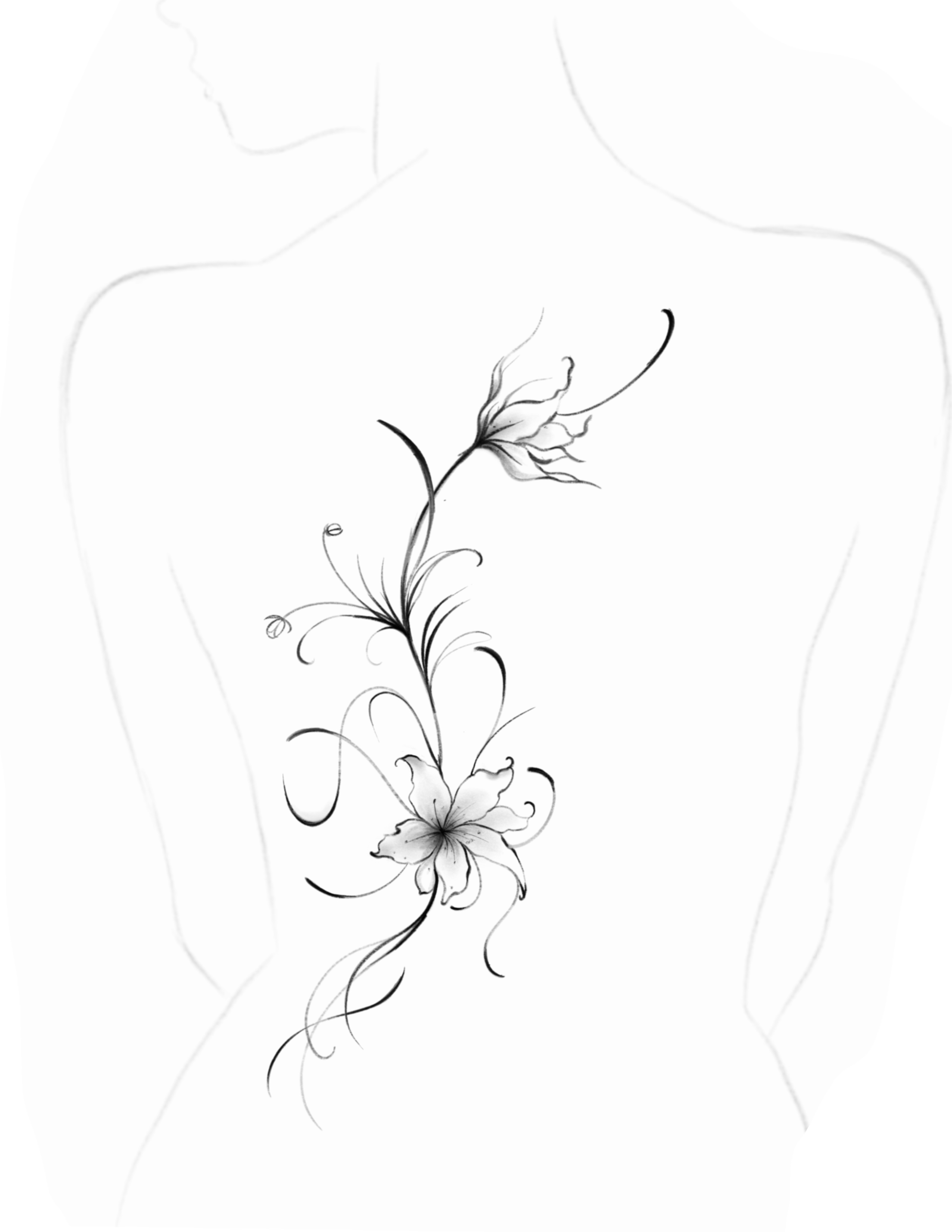 Smoke abstract flower