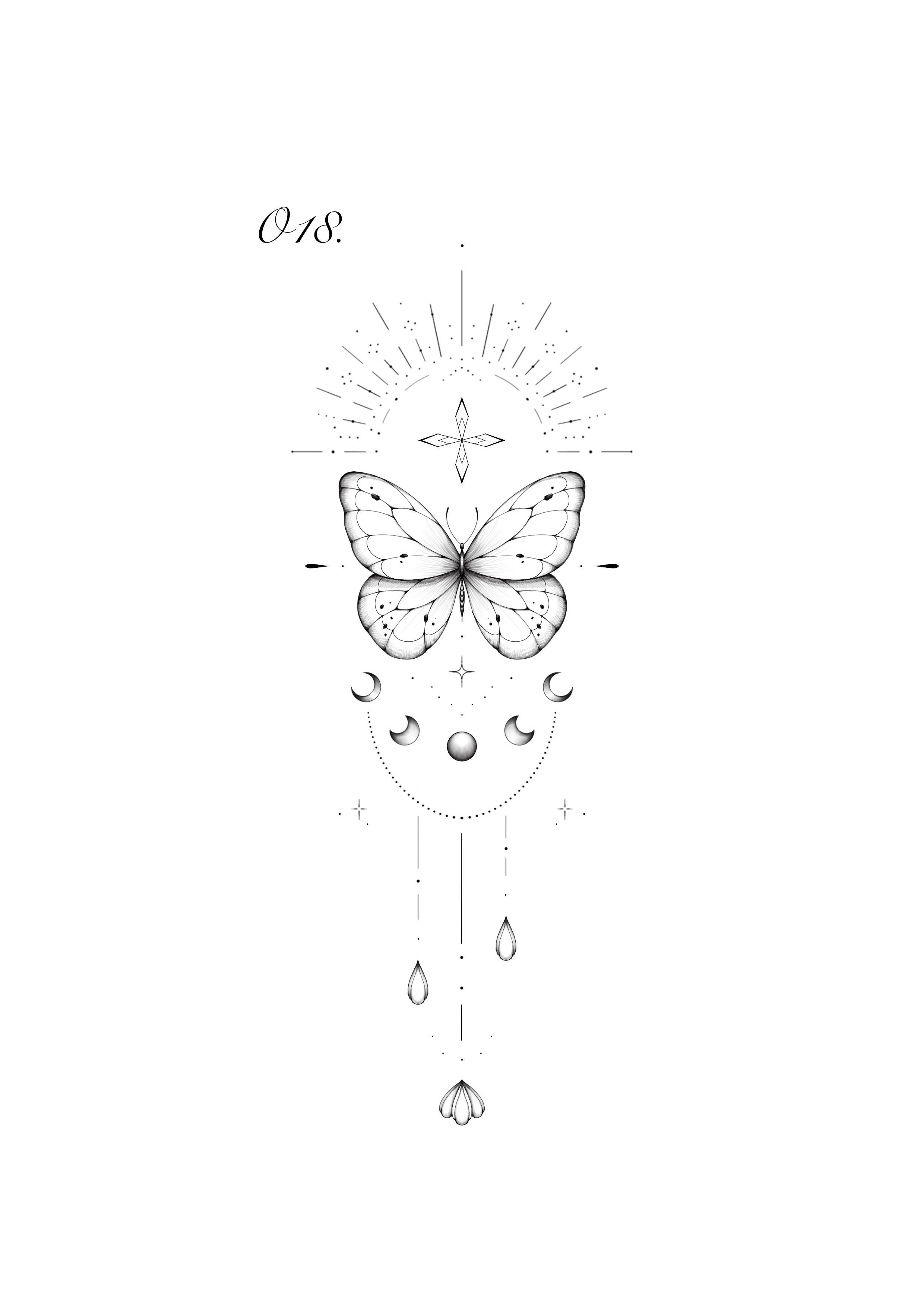 Vivian Butterfly Ornaments O18
